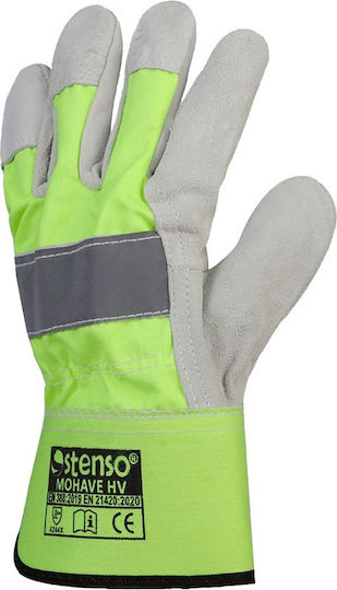 Stenso Mohave HV Gloves for Work Leather-Cotton 1pcs