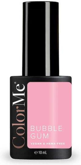 Ojă Pentru Unghii Cu Gel Semi-permanentă Vegan Fără Hema Nuanta Bubblegum Colorme Cosmetics 10 Ml