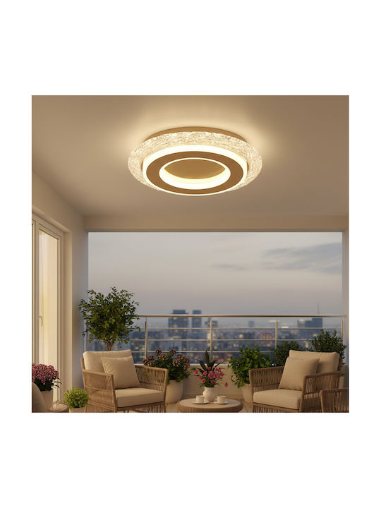 Alista Home Ceiling Mount Light Gold with Integrated LED