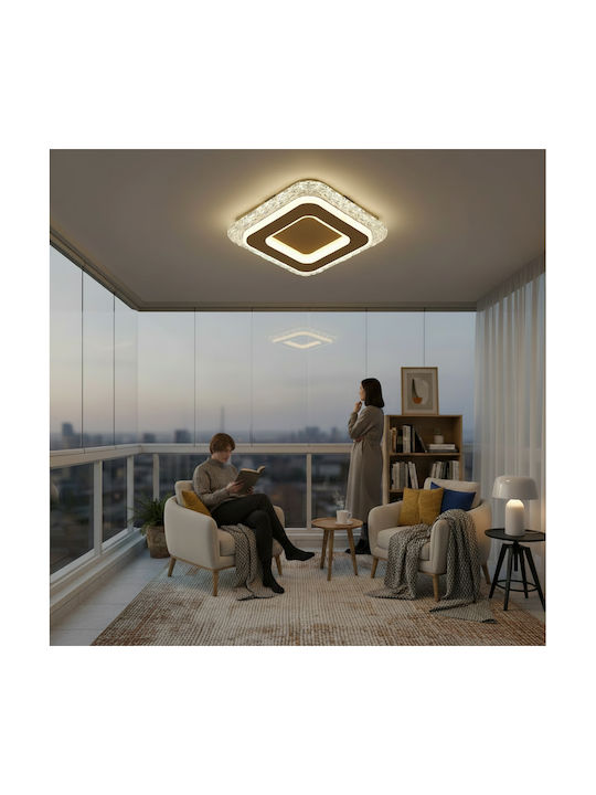 Alista Home Plafonieră de Tavan 20cm Aurie cu LED Integrat