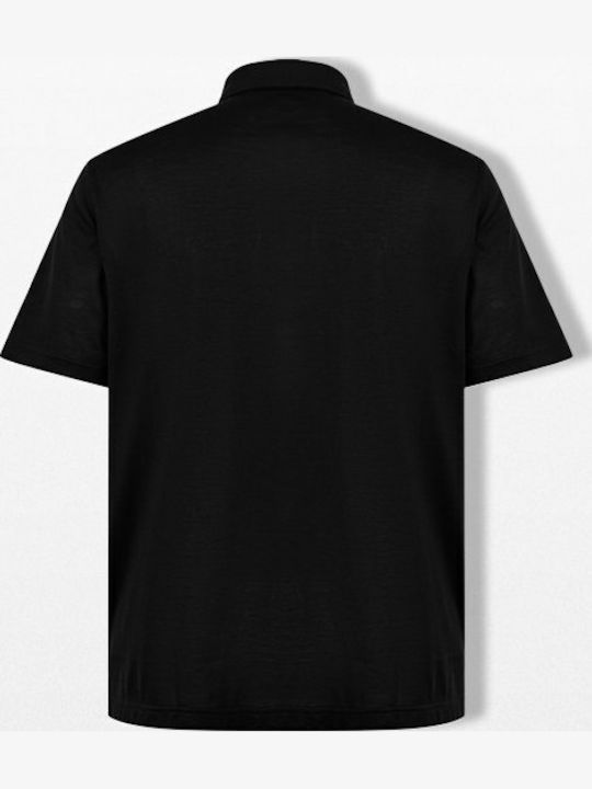 Polo Herrenbluse Schwarz