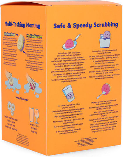 Küchenschwämme Scrub Daddy Scrub Mommy Formen 4 Stück Rosa Lila