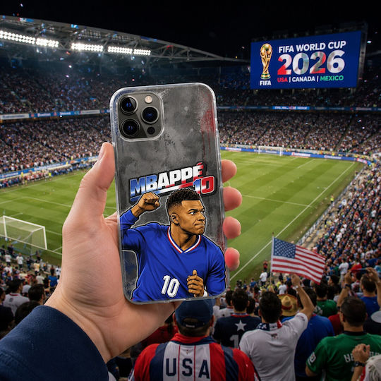 World Stars Collection Case Kylian Mbappe Google Pixel 5 Flexible TPU Transparent Silicone