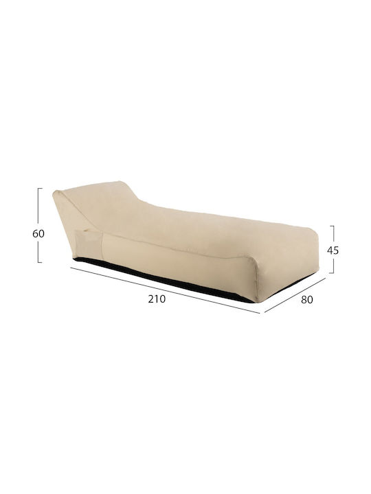 Sitzsäcke & Poufs Beiges 80x210x45cm