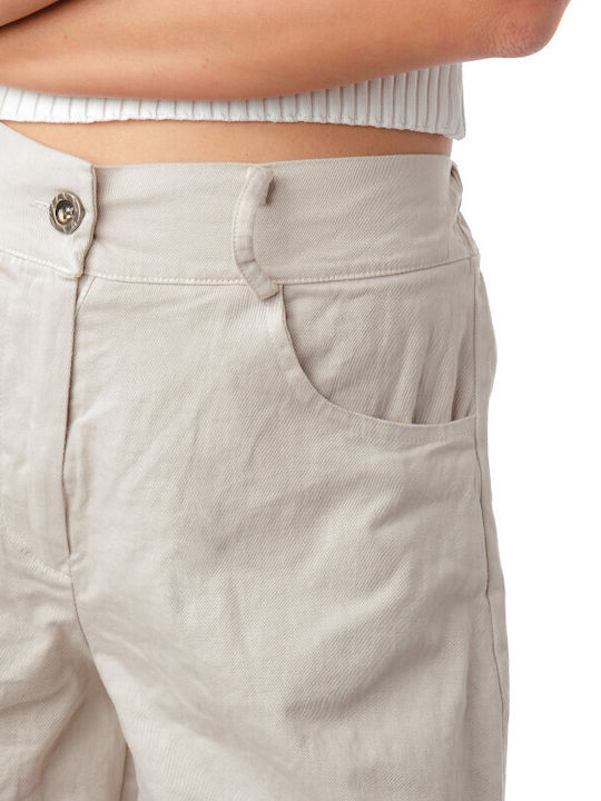 Damen Bermudas Beige