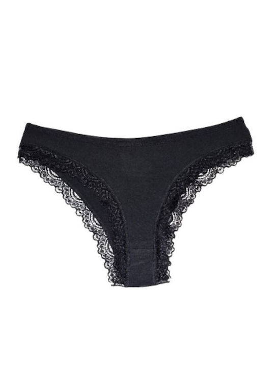 Baumwoll Damen-Slips 3Pack Mehrfarbig