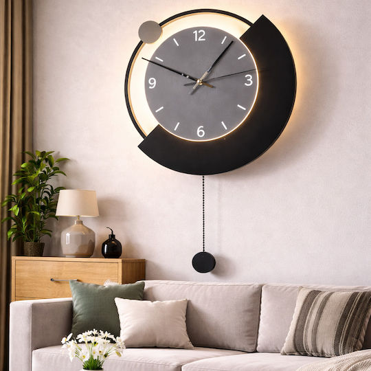 Alista Home Ceas de Perete Negru Ø30cm