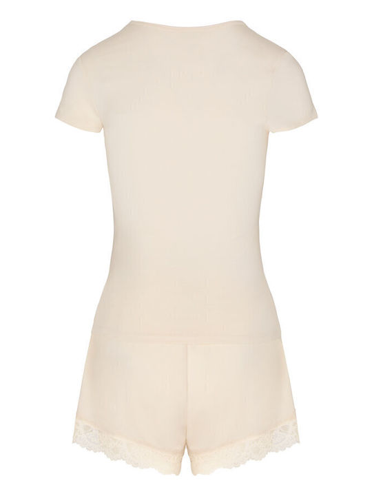 Hunkemöller Summer Women's White Pyjama Set