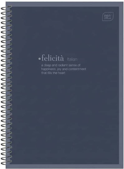 interDRUK Spiral Ruled Notebook A4