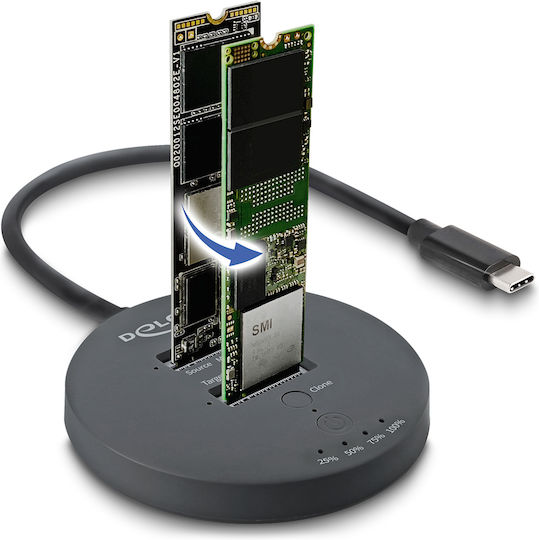 DeLock Docking Station για Σκληρούς Δίσκους PCIe με σύνδεση Thunderbolt / USB-C (64364)