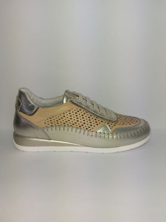 Γυναικεία Ανατομικά Sneakers Μπεζ