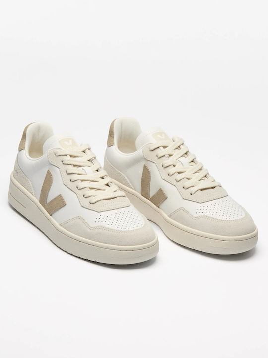 Veja V-90 Adidasi Alb Taupe