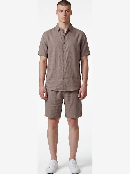Herren Shorts Set Beiges
