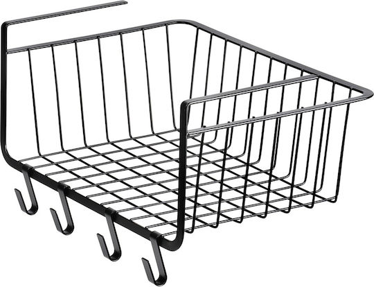 Vilde Pendant Metal Shelf 40.5x26x16cm Black