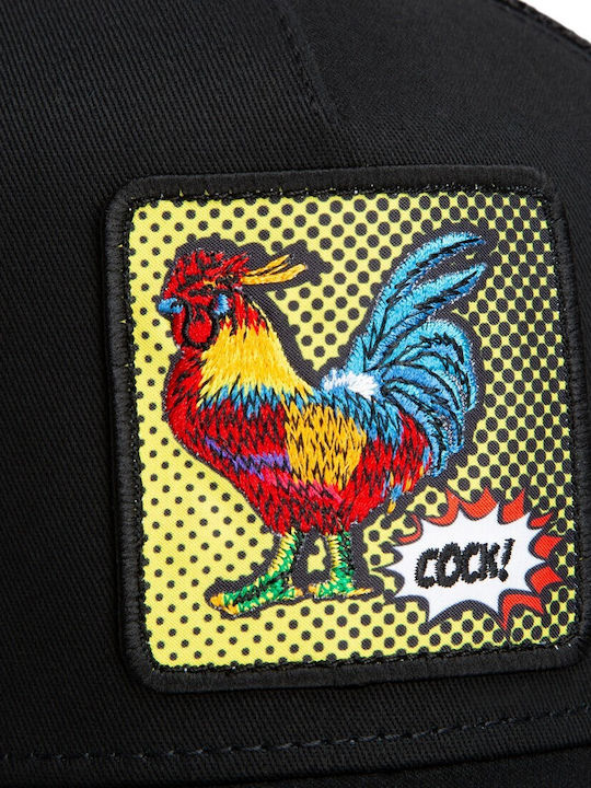 Jockey Popart Rooster Cocoș Negru Goorin Bros