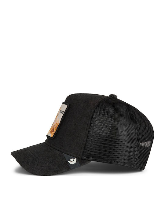 Καπέλο Jockey Terry Cloth Cat Γάτα Μαύρη Goorin Bros
