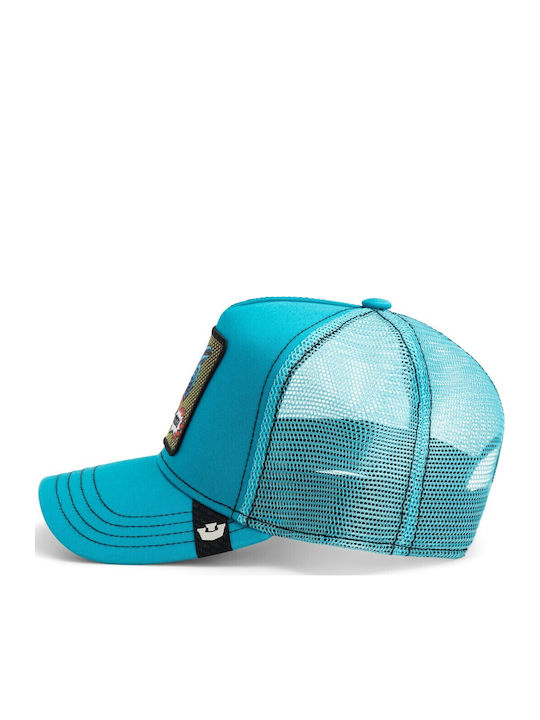 Καπέλο Jockey Popart Rooster Μπλε Κόκορας Goorin Bros