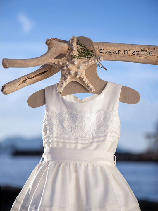 Sugar N Spice White Baptism Dress