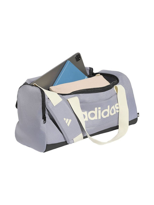adidas Linear Duffel Shoulder Bag for Gym Purple