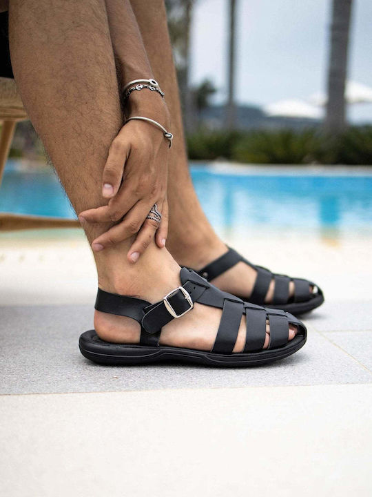 Ανδρικά Ανατομικά Σανδάλια Μενέλαος Καφέ