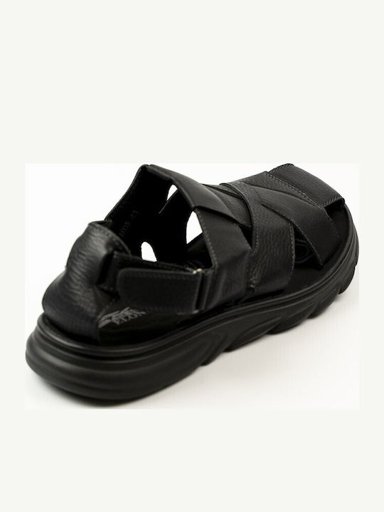 Herrensandalen in Schwarz Farbe