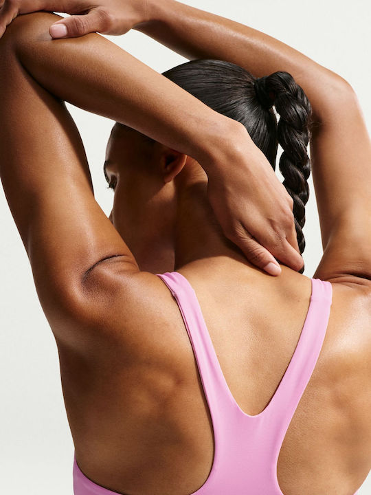 Dri-Fit Pro Дамско Спортно Бюстие Pink Rise с Подплата