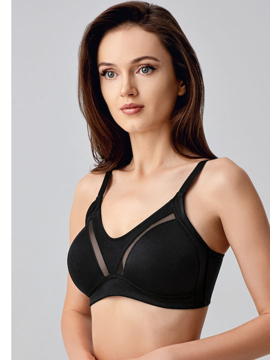 Black Minimizer Bra