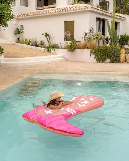 Flamingueo Inflatable Beach Mattress Pink 182.5x151cm