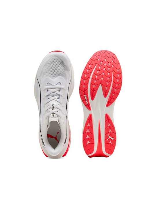 Deviate Мъжки Спортни Обувки Running Бели / Ultra Red / Silver