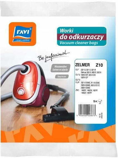 RAVI Vacuum Cleaner Bags 5pcs Compatible with Zelmer Vacuum Cleaner