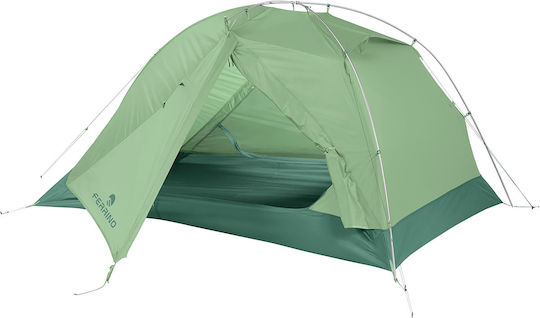 Ferrino Fuji 2 Σκηνή Camping Igloo Ορειβασίας Πράσινη 3 Εποχών για 2 Άτομα Αδιάβροχη 210x130x110εκ.