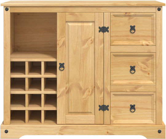 Freestanding Cabinet Honey Wax 112x70x91.5cm