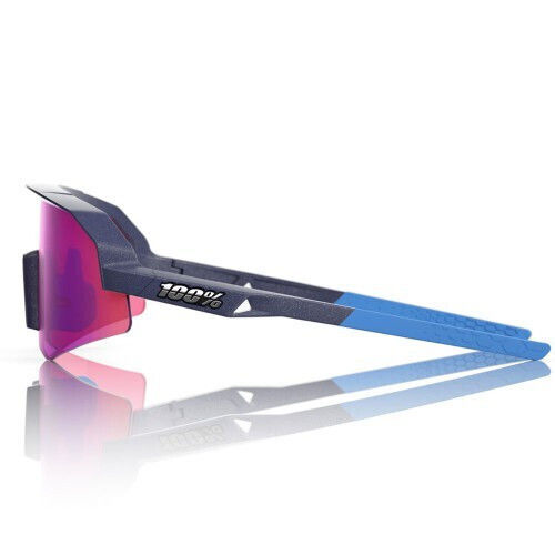 100% Cycling Glasses Slendale With Purple Frame And Mirror Lenses