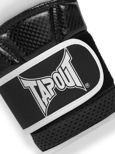 MMA Gloves Tapout Brawl MMA Sparring Gloves White Black