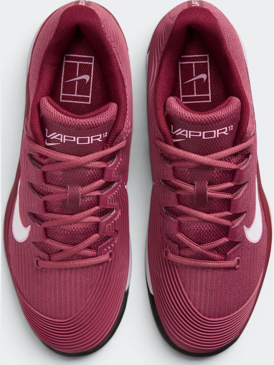 Nike Vapor 12 Γυναικεία Παπούτσια Τένις για Χωμάτινα Γήπεδα Ροζ