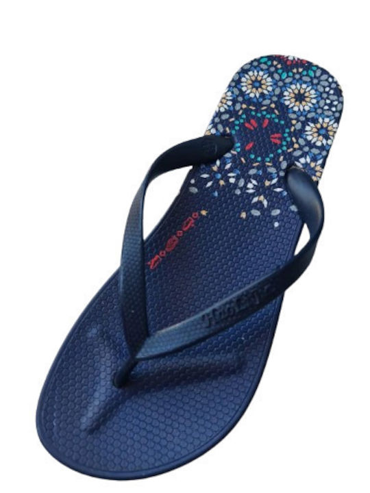 Flip Flops In Navy Blue Colour