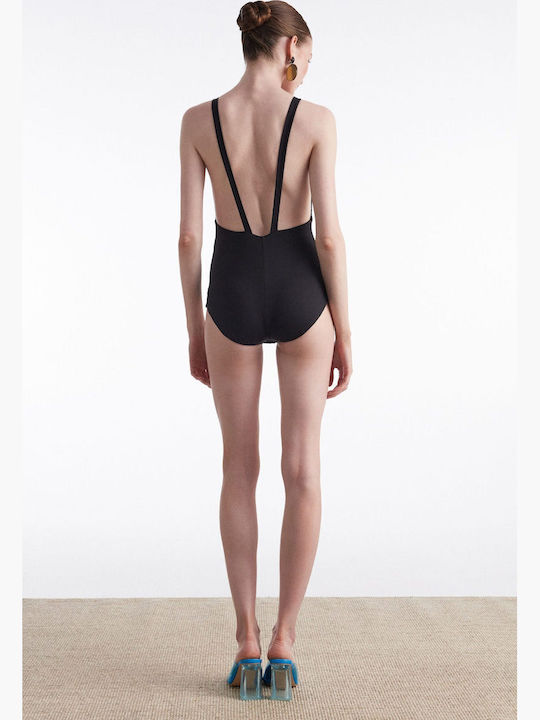 Bianca Damen-Bodysuit Schwarz Nadia Rapti