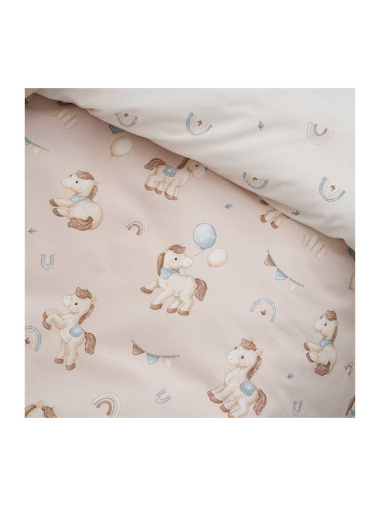 Vesta Home Baby Petit Crib Duvet Pink 150x110cm