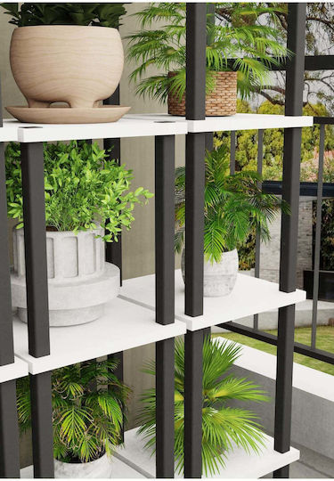 SteweHome Raft Suport Pentru Plante Din Plastic Alb