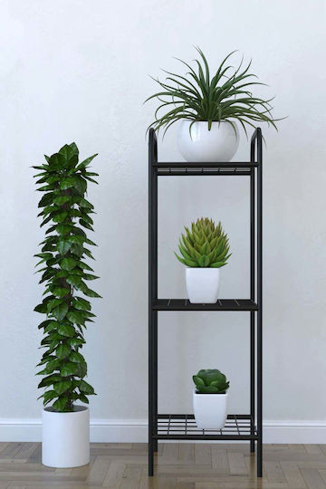 SteweHome SteweHome Pflanzenständer Metall Schwarz 33cm