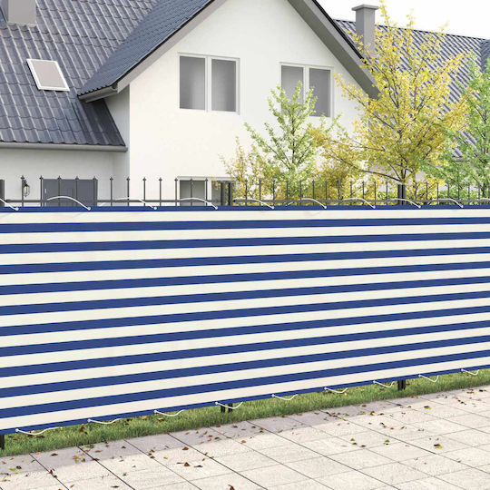 vidaXL Πανί Σκίασης Μπλε με Επίστρωση PU 1.5x5m 160gr/m²