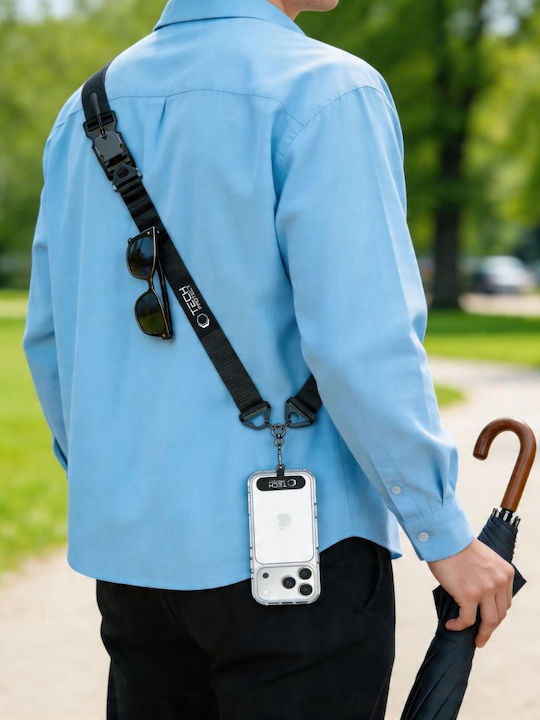 Tech-Protect C9s Seil Umhängetasche Schwarz