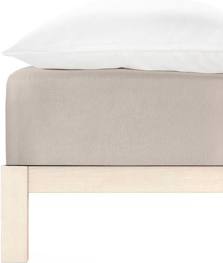 Living Home Super-Doppel Bettlaken mit Gummibettlaken 160x200+30cm Basalt 079
