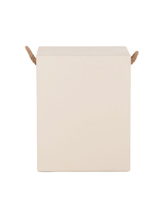 Outdoor Bar Stool from Concrete Zak Beige 36x36x45cm