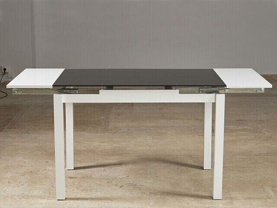 Black Τραπεζαρίας Επεκτεινόμενο Black 110+60x43x77εκ. Black Τραπεζαρίας Επεκτεινόμενο Black 110+60x43x77εκ.