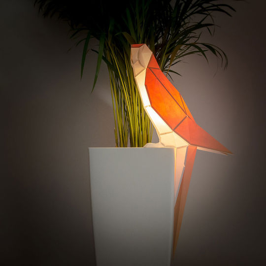Owl Paperlamps Dekoratives Tischlicht E14 35x17x72cm