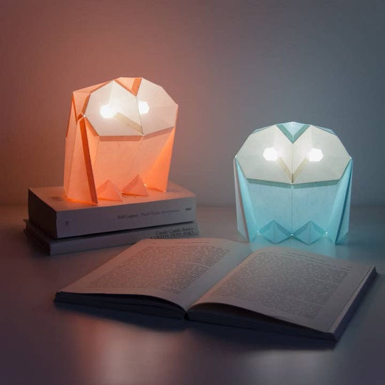 Owl Paperlamps Διακοσμητικό Φωτιστικό E14 Plasma Ball 15x13x15εκ.