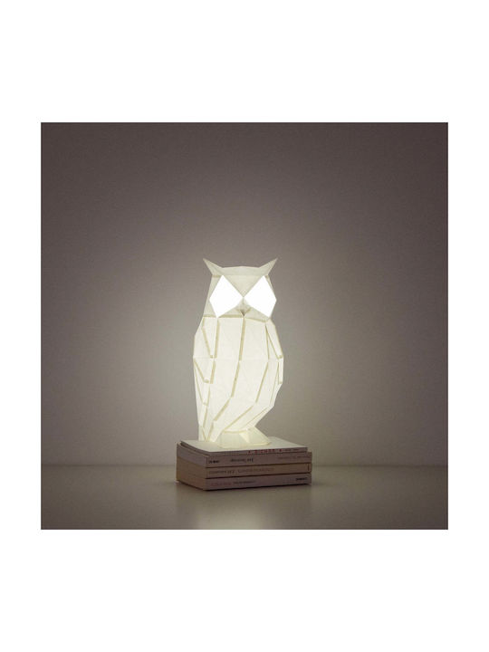 Owl Paperlamps Decorative Table Lamp E14 Book 17x16x39cm