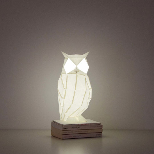 Owl Paperlamps Decorative Table Lamp E14 Book 17x16x39cm