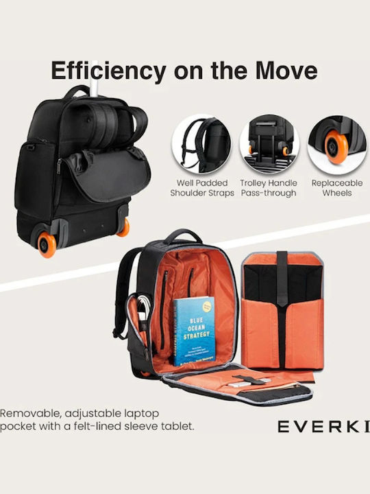 Everki Раница за лаптоп в Черен цвят GLEKP122BECO